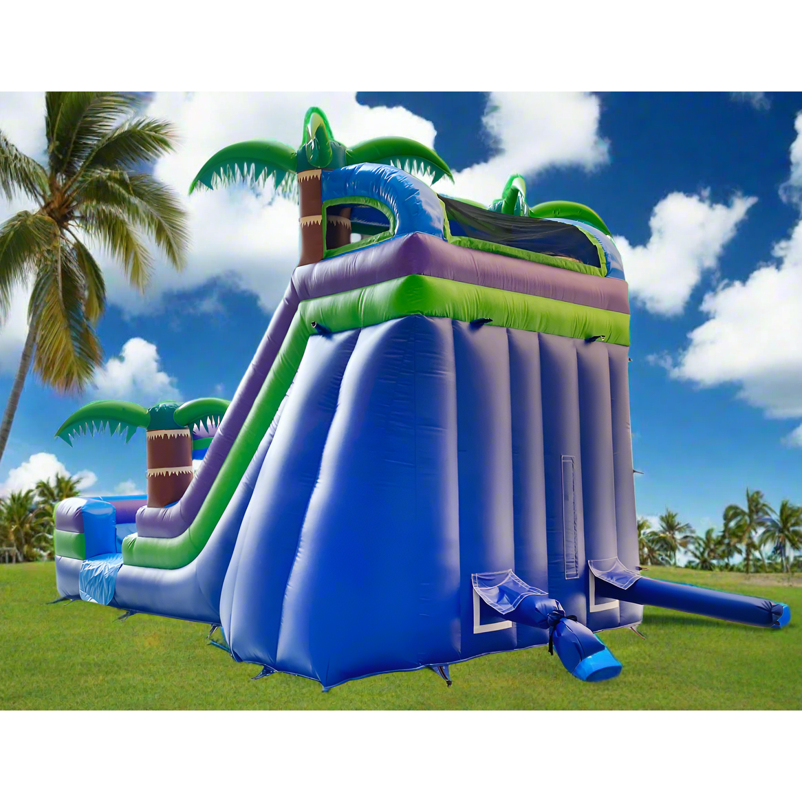 BIG WAVE - 13FT Purple Paradise Splash Water Slide